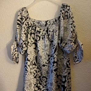 Allison Taylor black and white floral